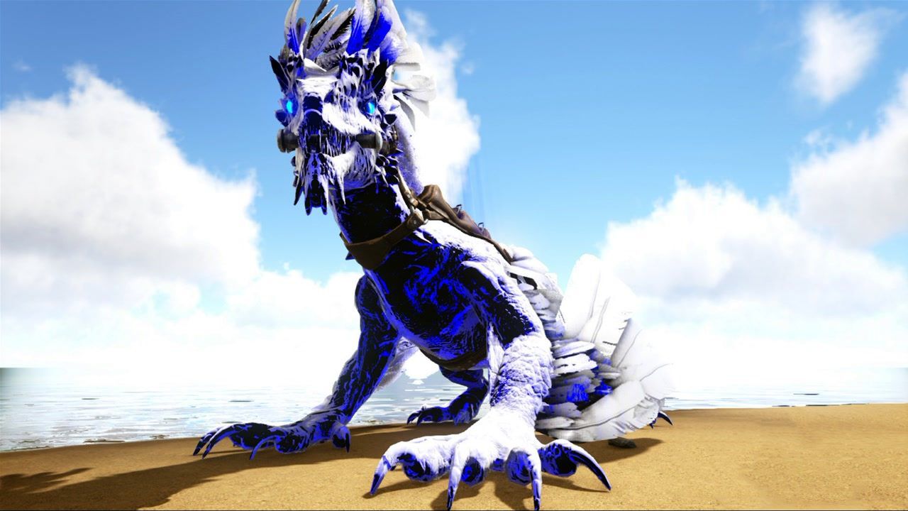 方舟生存进化:新原始恐惧52 颜值与实力并存 爱耍帅的天神岩龙