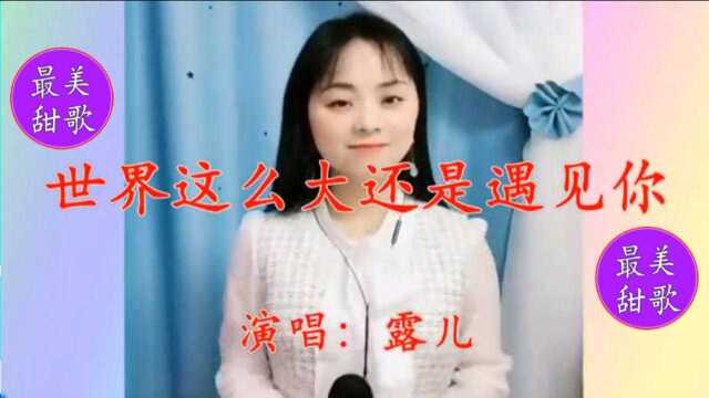 美女露儿一首《世界这么大还是遇见你》情深意浓,送给最爱的你!