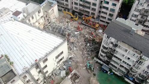 苏州酒店倒塌事故已救出14人 现场最新航拍曝光
