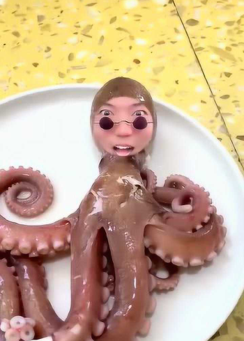 百变君今天我变成了一只八爪鱼有人想吃吗