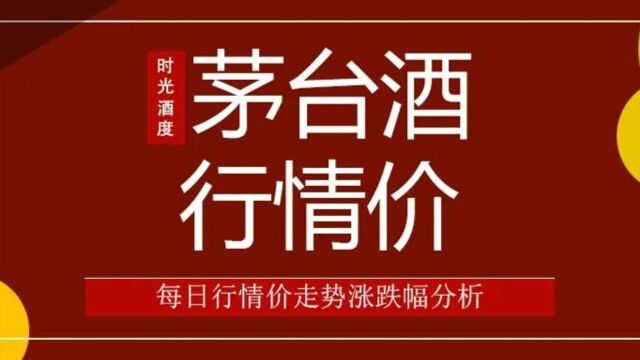 茅台酒周趋势及今日茅台酒行情分析~