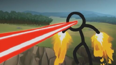 搞笑卡通动画:战斗画面堪比大片,动画师与火柴人兄弟联手 vs