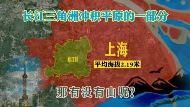 长江三角洲冲积平原的上海,平均海拨2.2米,那有没有山呢?