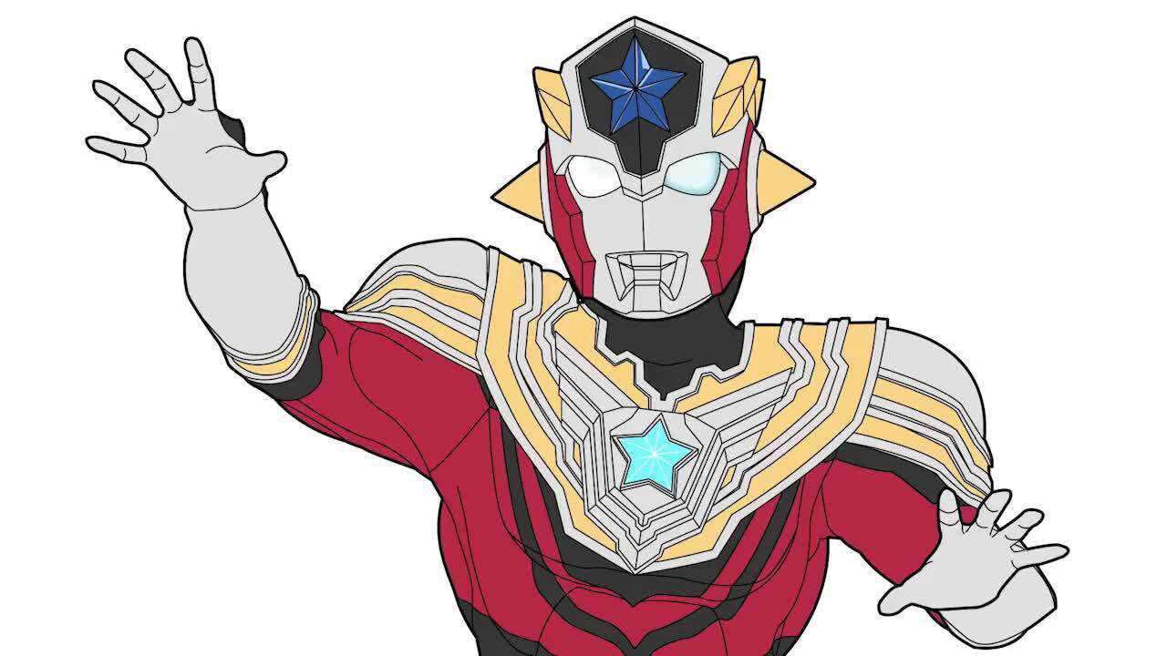 教你画泰塔斯奥特曼