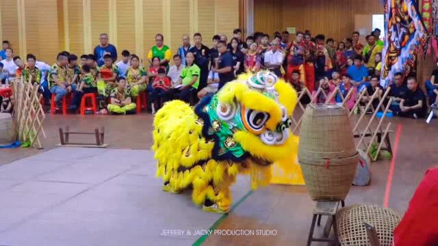 彭亨文冬吉打里金英坛举办第一届传统南狮公开赛 甲洞弘德体育会(第三集)