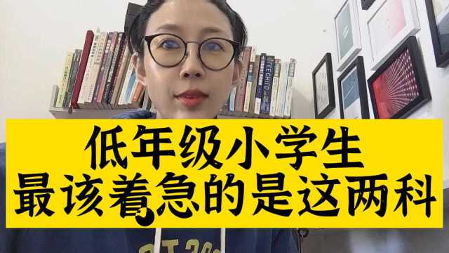 家有低年级的小学生的家长,一定要重视孩子这两科学习!