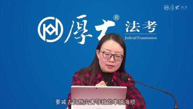 45第四十四讲国际货物运输保险法律制度之险别2022年厚大法考商经法系统强化鄢梦萱