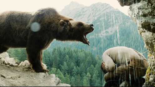 棕熊被猎人打伤被追杀生死关头棕熊却放过他