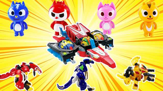 安迪讲故事 迷你特工队变形蛋进化成咖宝蛋神,竟然超级进化成泰拉轰