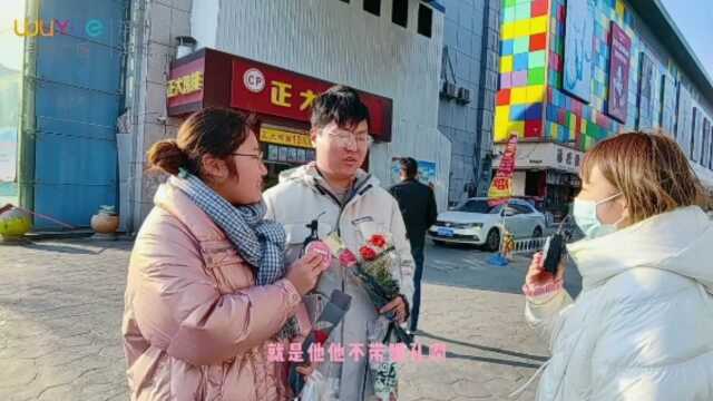 滨州吾悦广场:情人节当天策划了一场“共享玫瑰”活动