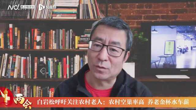 白岩松呼吁关注农村老人:农村空巢率高,养老金杯水车薪