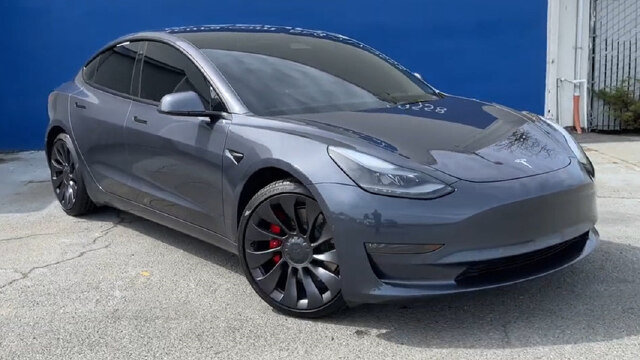 2022款特斯拉model 3高清鑑賞,造型真不賴,值不值得買自己定