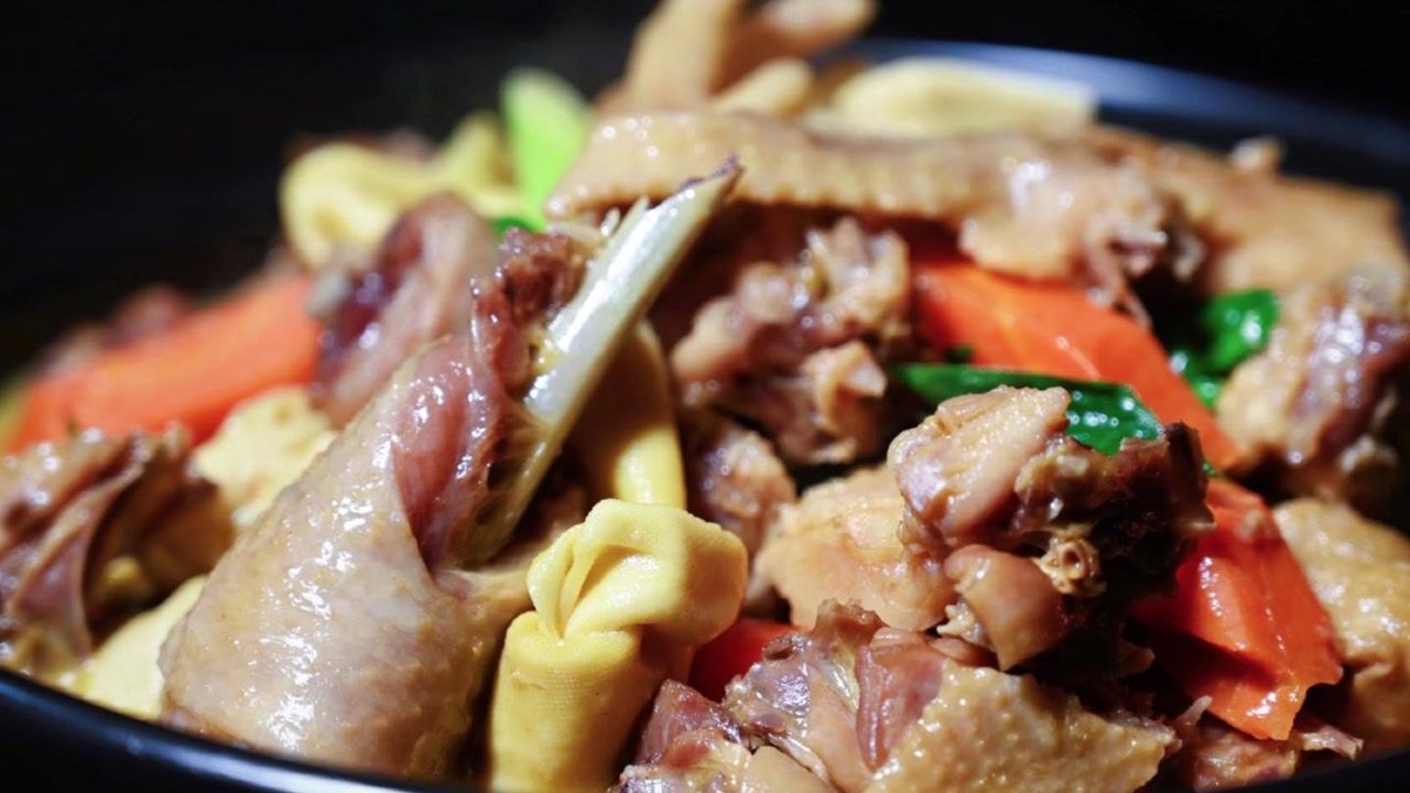 风干老鸡咸鸡锅仔_腾讯视频