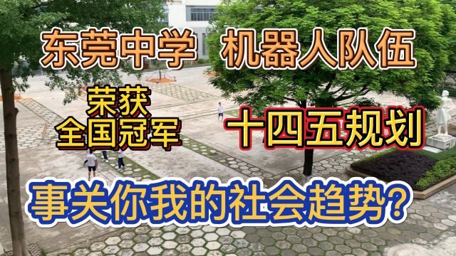 从全国冠军的东莞中学机器人队伍,看出了事关你我的社会趋势?