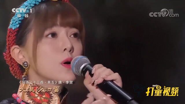 用藏语演唱李贺的《马诗二十三首ⷮŠ其五》,超美!