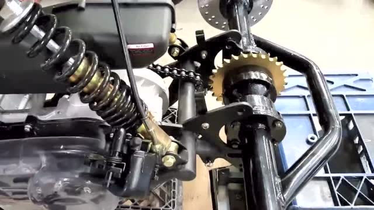 平均道格50cc的三轮摩托车组装,真是高手在民间!