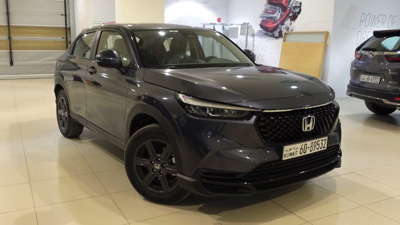 新车展示,实拍2022款本田缤智hrv,近距离了解后才知道有多帅气_腾讯