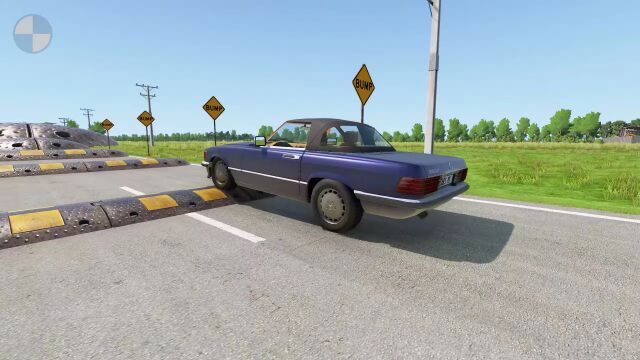 【BeamNG】不同高度的减速带