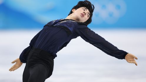 回顾自由滑表演《图兰朵》，韩国花滑选手车俊焕在北京2022年冬奥会上的比赛瞬间