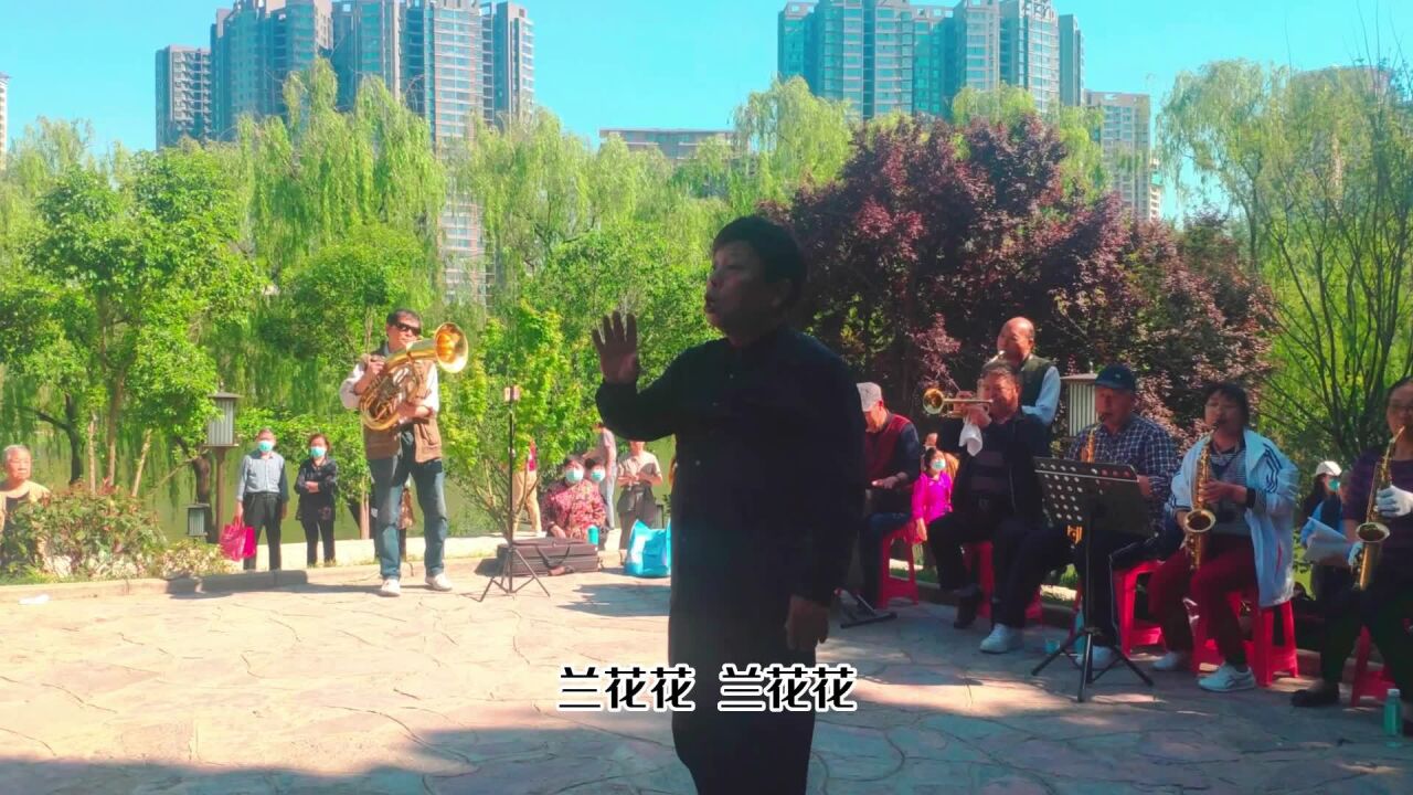 西安友缘爱心艺术团演绎的《梦中的兰花花》