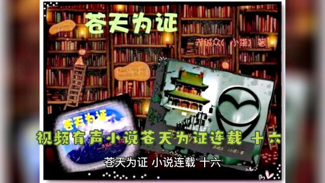 视频有声小说苍天为证连载 十六