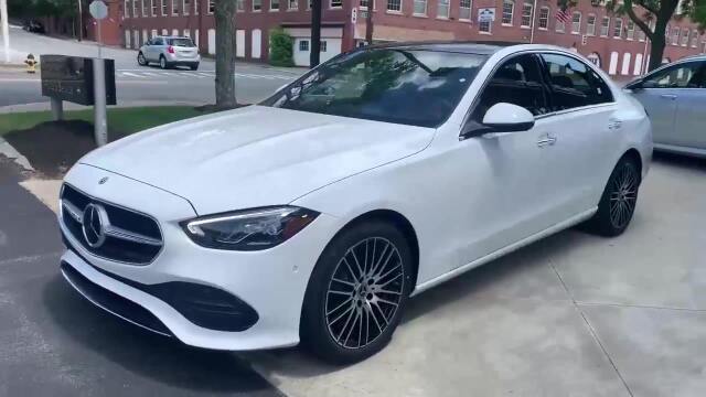 2022款奔驰c级到货,外观内饰静态体验,太帅气了