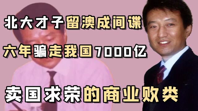 澳洲间谍胡士泰:公费留学归来骗国家七千亿,购入数十栋亿万房产