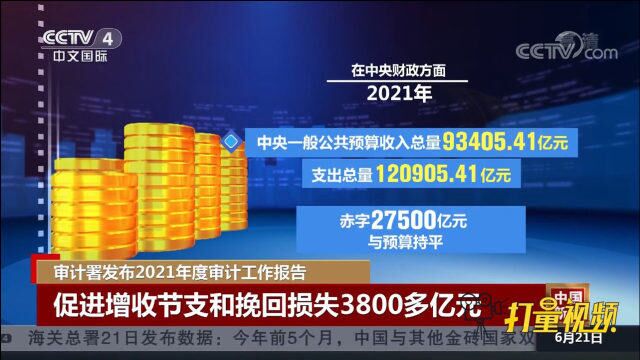 2021年度审计工作报告:全国共审计8.7万多个单位