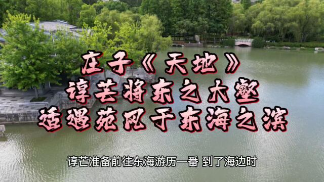 庄子《天地》:谆芒将东之大壑,适遇苑风于东海之滨「两不相伤」