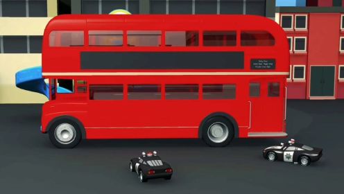欢乐工程车儿歌系列：欢乐儿歌之双层巴士，儿童益智视频