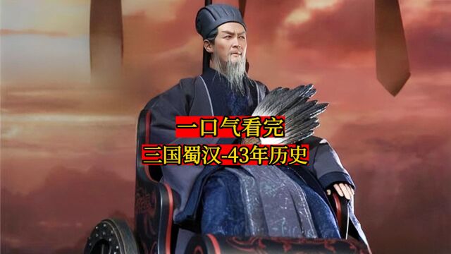 一口气看完三国蜀汉43年历史