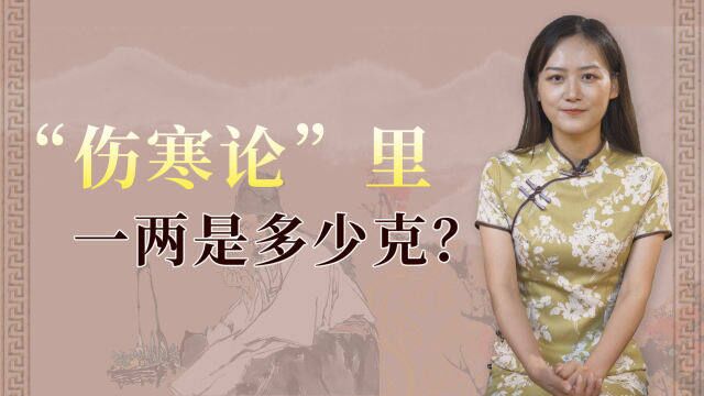 《伤寒论》里的一两相当于现在的多少克?为何有多种说法?