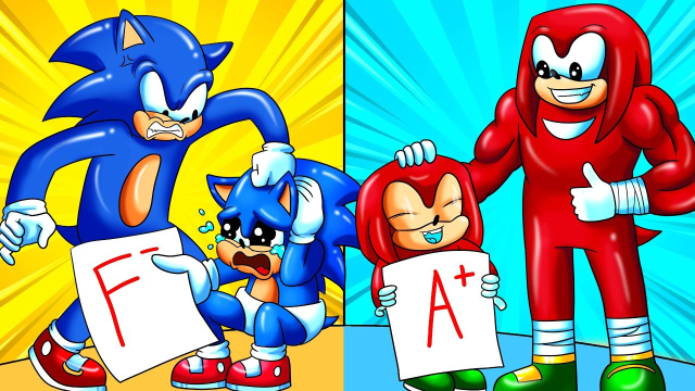 索尼克动画:索尼克和小红成为好朋友,艾米在原始时代碰到索尼克