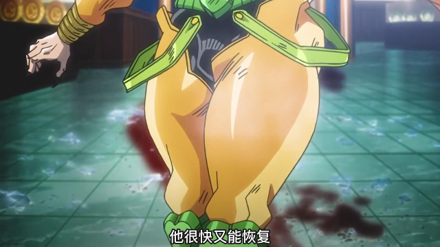 迪奥:吃我压路机!jojo:我当时害怕极了,从天上掉下来压路机!