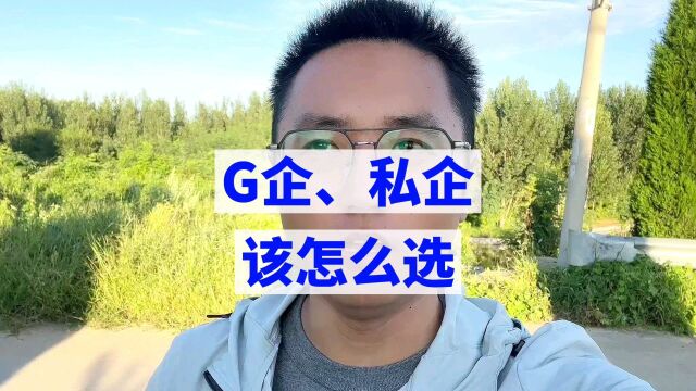 海员这个职业G企、私企该怎么选