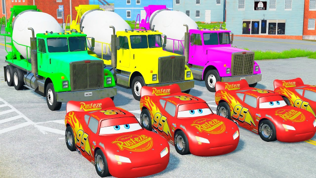 【beamng】闪电麦昆怪物卡车竞赛