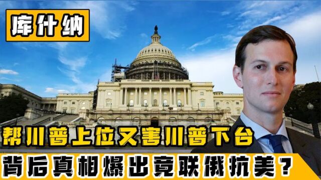 美国第一赘婿库什纳:竟勾结俄罗斯叛国,川普下台是他一手策划?