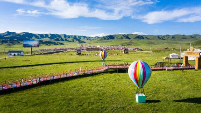 遇见甘南绿映尕海湖交响丝路如意甘肃甘南文化旅游美丽中国美好生活 平均海拔3100米,被称为“世界第三极