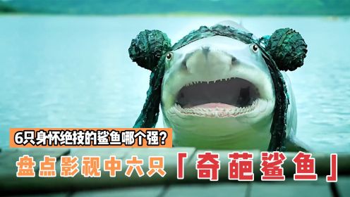 盘点影视中6只身怀绝技的鲨鱼，哪个更厉害？鲨鱼教男孩中国功夫