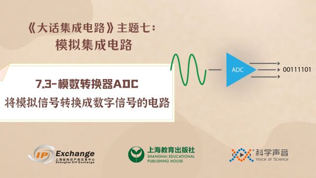 《大话集成电路66》ADC:模拟数字转换器基本原理