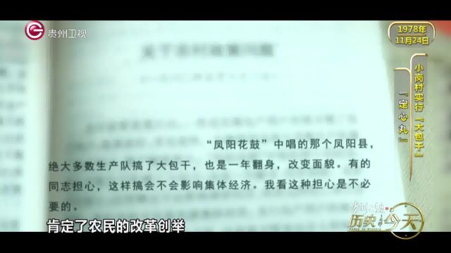 历史上的今天丨小岗村实行“大包干”