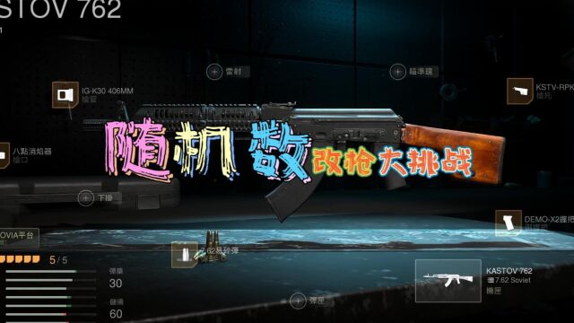 【COD19】“随机数”改枪挑战卡斯托762