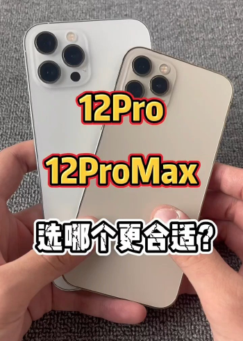 12pro和12promax选哪个更合适? #数码科技