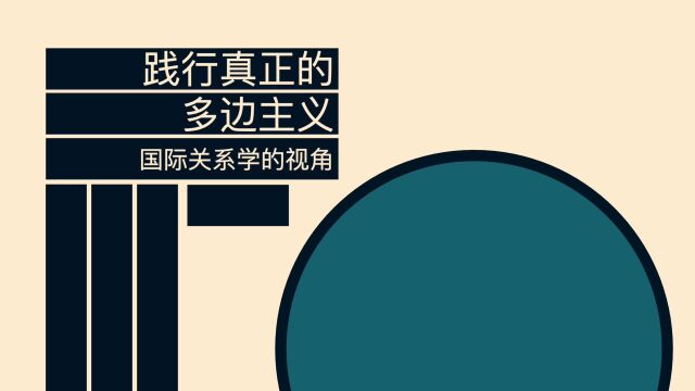 216政治学与公共管理学院陈佳骆、齐浩杉、翟继航《践行真正的多边主义》