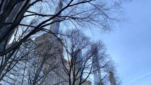 冬季漫步纽约市-4k NYC圣诞漫步-曼哈顿中城。#唐加文#