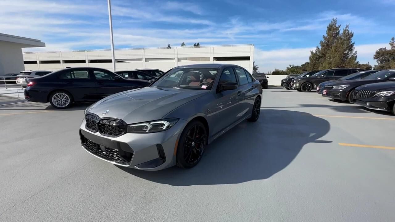 全方位实拍摩天大楼灰2023款宝马m340i,深度体验2023款宝马m340i