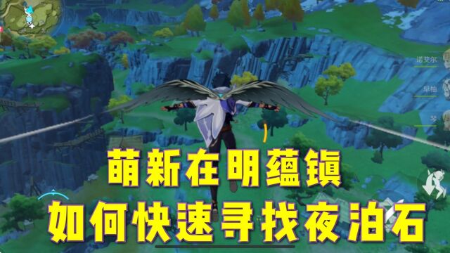 原神:在明蕴镇你是怎么找夜泊石的?萌新这种方式比盲找快哦