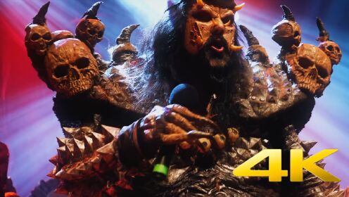【4K60FPS】Lordi乐队《Blood Red Sandman》经典现场 中英字幕