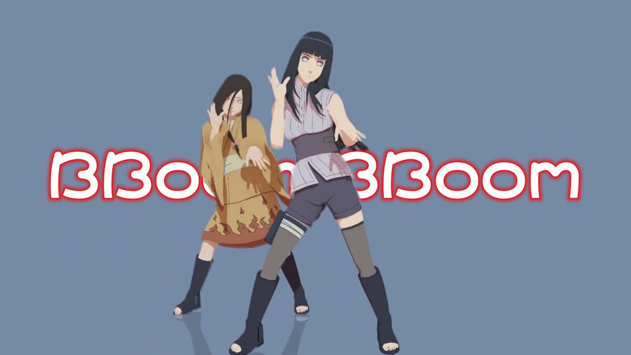 火影忍者mmd:雏田,火花的"女团舞"表演