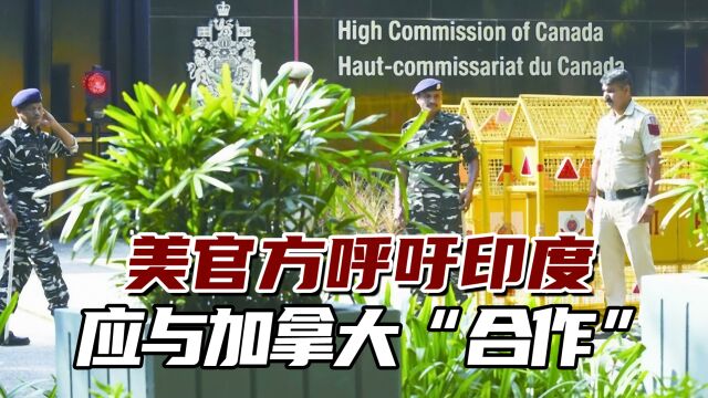 加印紧张升级!美官方呼吁:印在相关调查问题上与加“合作”